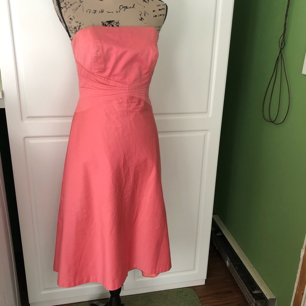 Oleg Cassini strapless dress Jackie O
